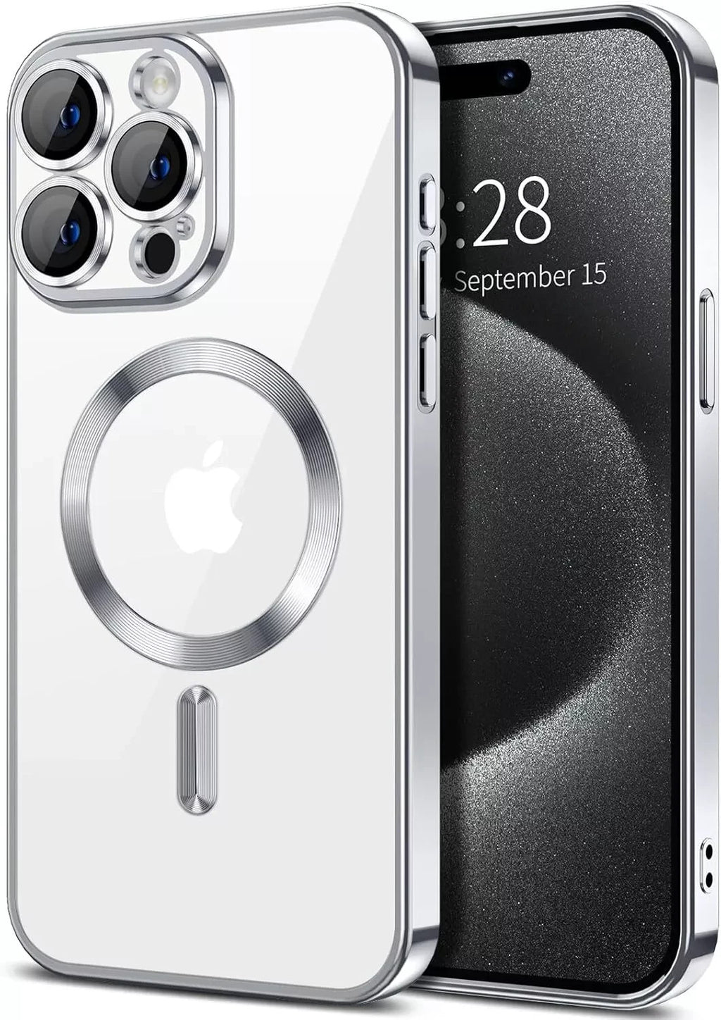 Lens Glass + Magsafe Case for Iphone 17 Pro Max 16 Pro 16E 15 plus 14 13 12 SE 7