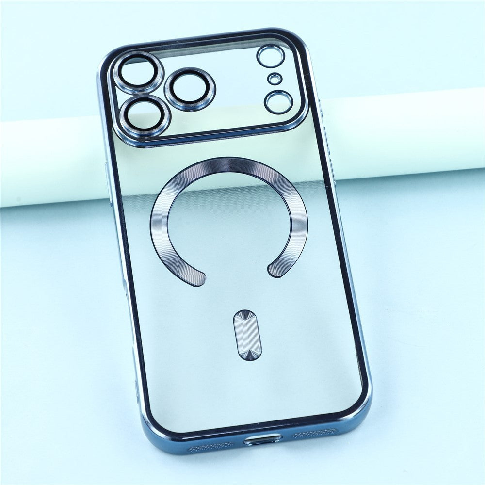 Lens Glass + Magsafe Case for Iphone 17 Pro Max 16 Pro 16E 15 plus 14 13 12 SE 7