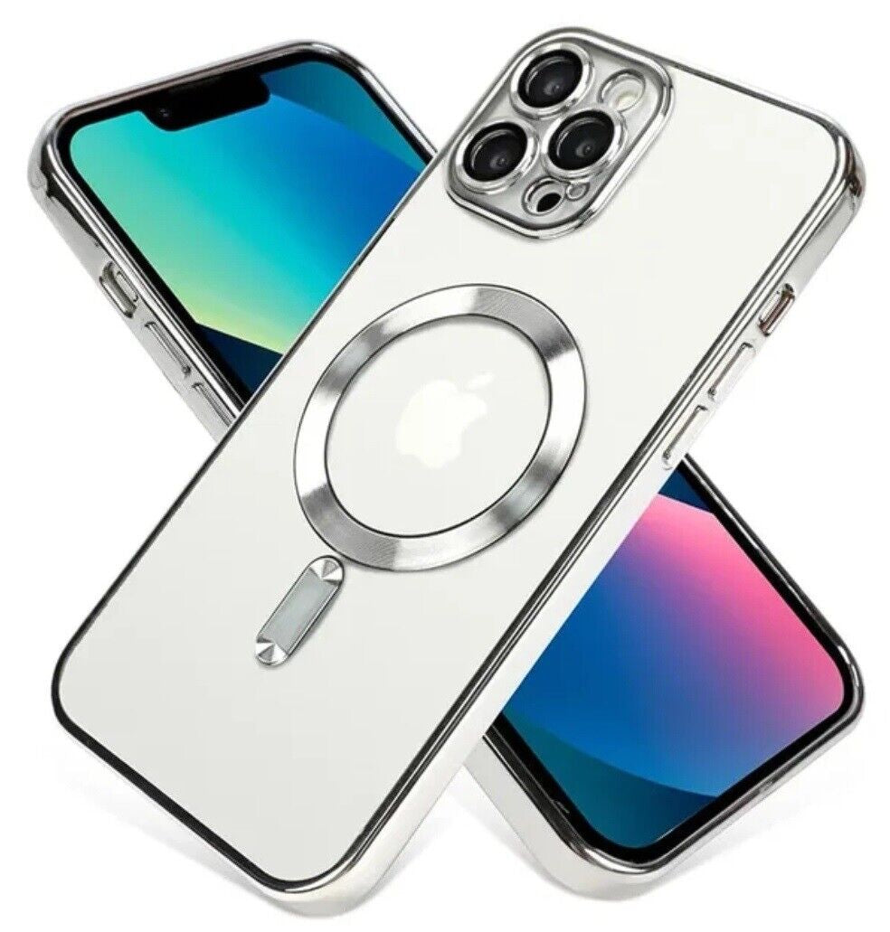 Lens Glass + Magsafe Case for Iphone 17 Pro Max 16 Pro 16E 15 plus 14 13 12 SE 7