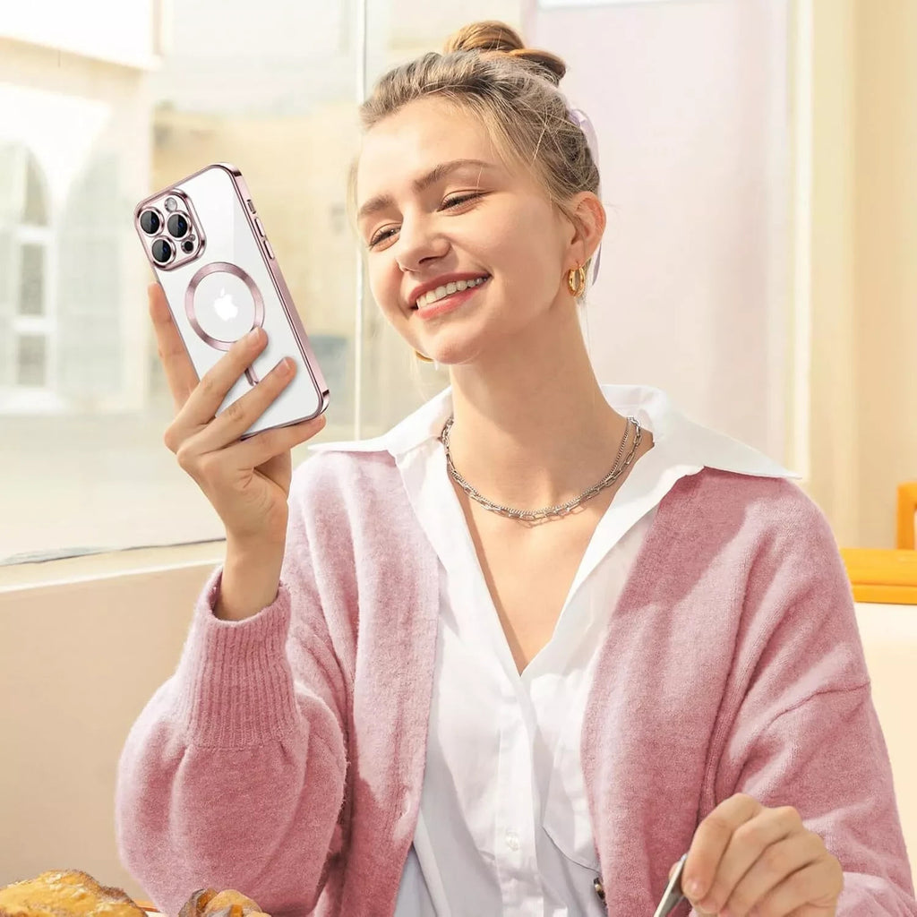 Lens Glass + Magsafe Case for Iphone 17 Pro Max 16 Pro 16E 15 plus 14 13 12 SE 7