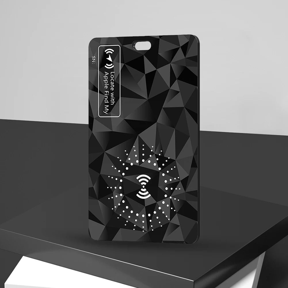 Wallet Tracker Card Wireless Charging Works for Apple Find My Ultra Thin Tracker Wallet Anti-Loss Card Keys Suitcase Bag Locator