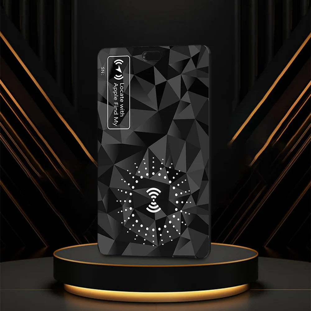 Wallet Tracker Card Wireless Charging Works for Apple Find My Ultra Thin Tracker Wallet Anti-Loss Card Keys Suitcase Bag Locator