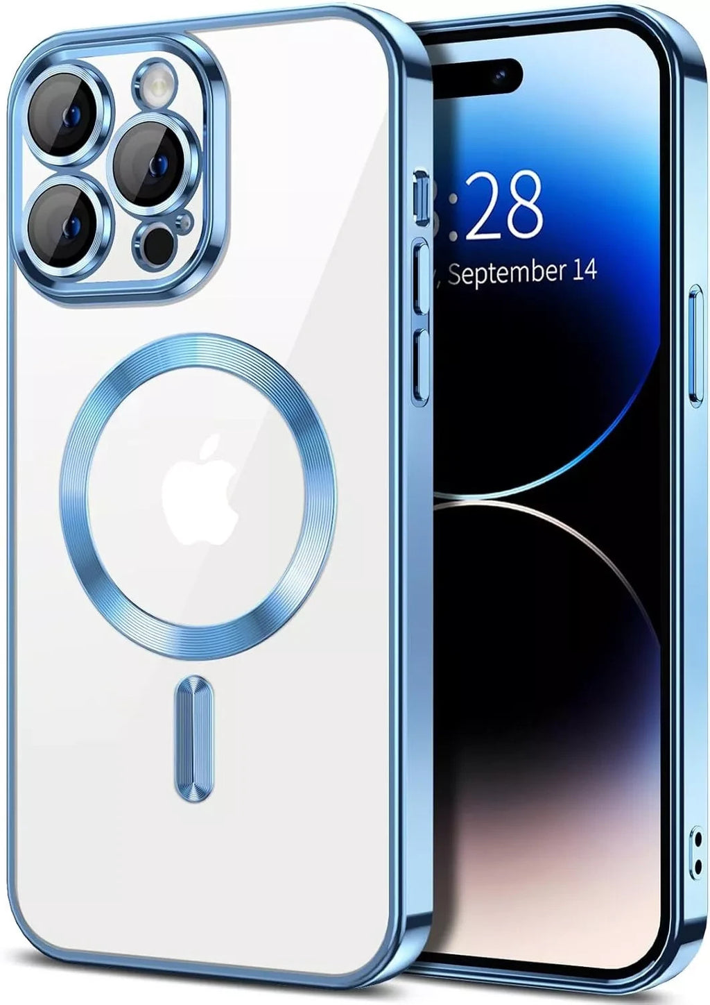 Lens Glass + Magsafe Case for Iphone 17 Pro Max 16 Pro 16E 15 plus 14 13 12 SE 7