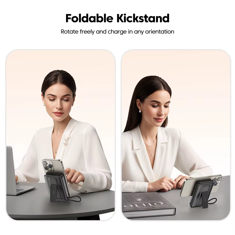 Powerbank 10000Mah Magnetic Wirelss 15W USB C PD 22.5W Fast Charge for Iphone 16 15 14 13 Portable Power Bank for Magsafe