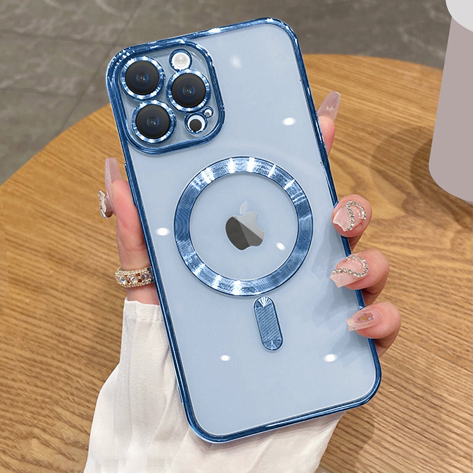 Lens Glass + Magsafe Case for Iphone 17 Pro Max 16 Pro 16E 15 plus 14 13 12 SE 7