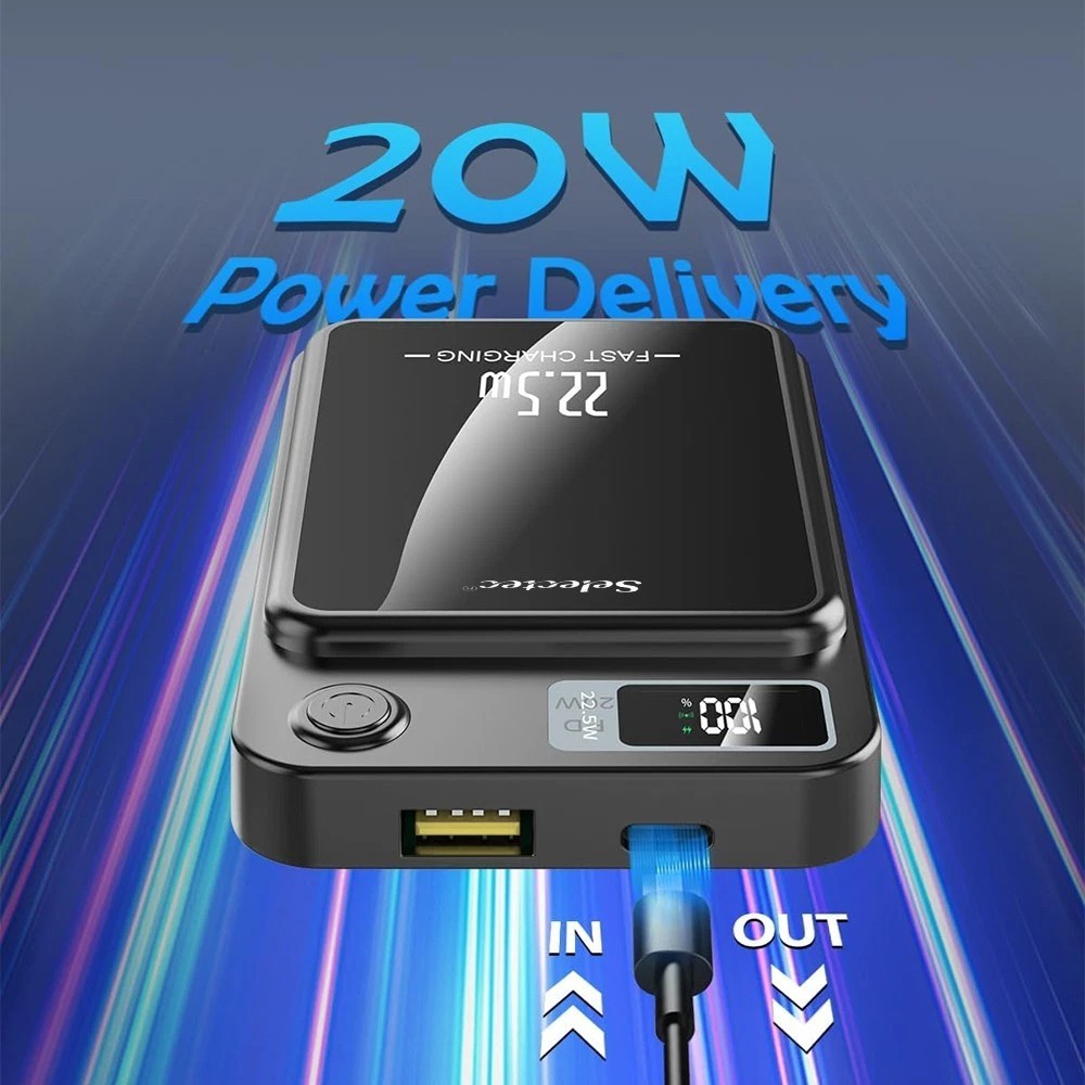 Magsafe Power Bank Portable Charger 10000Mah Magnetic Battery Pack for Iphone UK